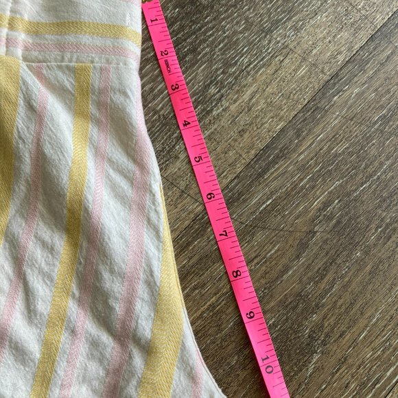 Roxy Handmade Life Shorts in Tapioca Alla Size M Striped Shorts - Picture 8 of 10